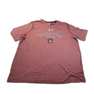 Under Armour Northeastern Huskies THREADBORNE Heat Gear‎ LOOSE  T Shirt NCAA - L